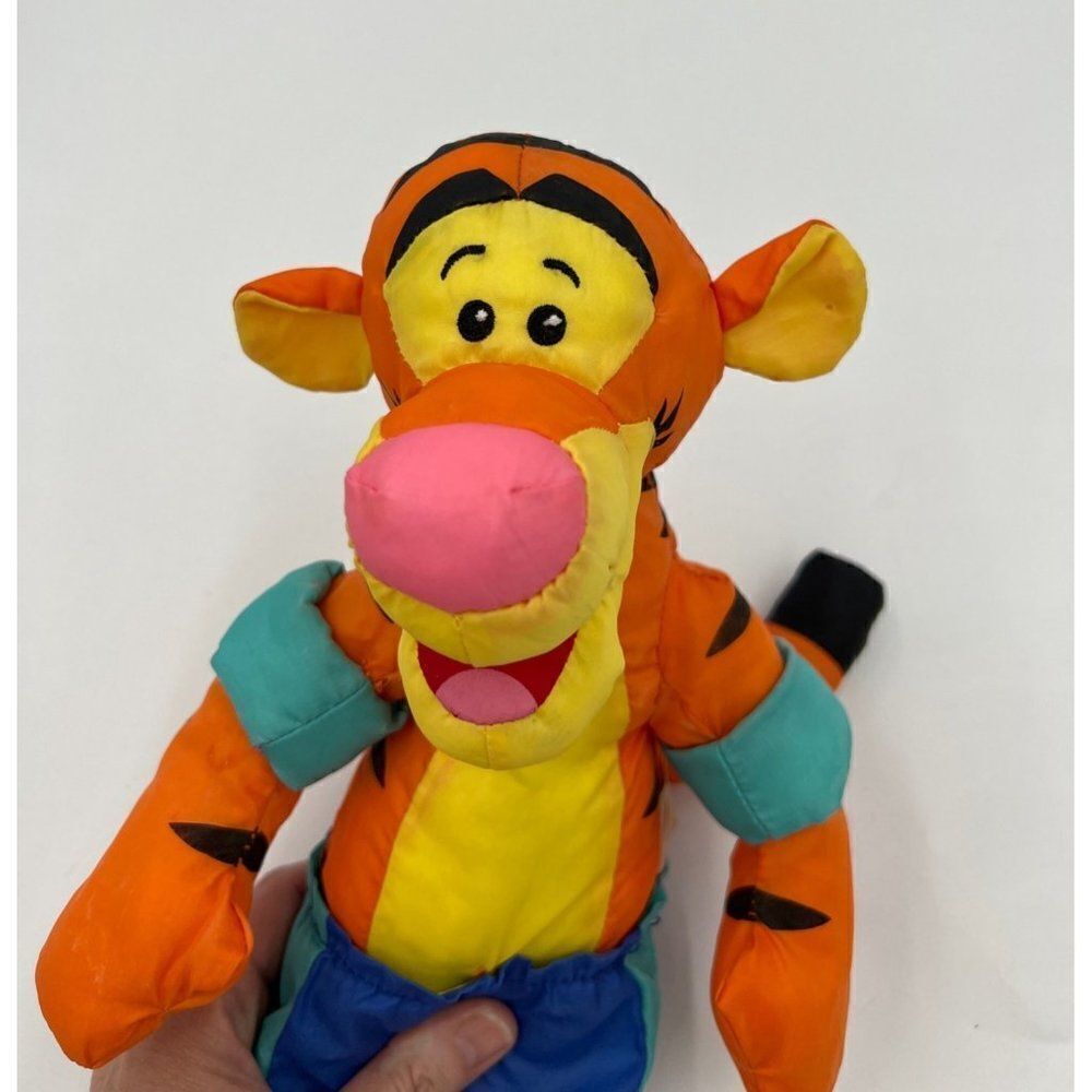 Disney TIGGER Bath Pool Water Pets 13" Plush Nylon Stuffed Toy Winnie the Pooh - Picture 2 of 7